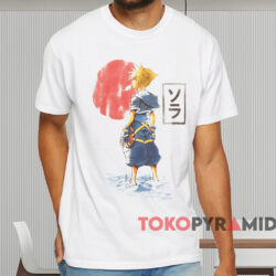 Disney Kingdom Hearts Sora Sun T shirt White T shirt