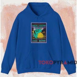 Disney Louis The Gator And The Firefly Five T-shirt 2 Disney Louis And Gator The Firefly Five T shirt Blue Hoodie