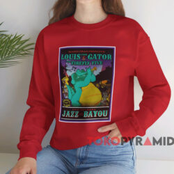 Disney Louis The Gator And The Firefly Five T-shirt 4 Disney Louis And Gator The Firefly Five T shirt Red Sweatshirt
