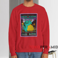 Disney Louis The Gator And The Firefly Five T-shirt 3 Disney Louis And Gator The Firefly Five T shirt Red Sweatshirt