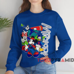 Disney Mickey And Friends T-shirt 4 Disney Mickey And Friends T shirt Blue Sweatshirt