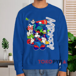 Disney Mickey And Friends T-shirt 3 Disney Mickey And Friends T shirt Blue Sweatshirt