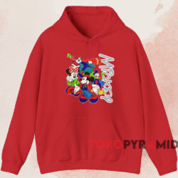 Disney Mickey And Friends T-shirt 2 Disney Mickey And Friends T shirt Red Hoodie