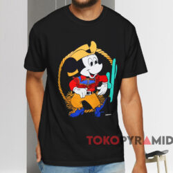 Disney Mickey Cowboy T shirt Black T shirt