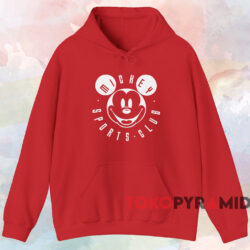 Disney Mickey Sports Club T-shirt 2 Disney Mickey Sports Club T shirt Red Hoodie