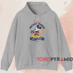 Disney Original Mickey 90th Anniversary T-shirt 2 Disney Original Mickey 90th Anniversary T shirt Grey Hoodie
