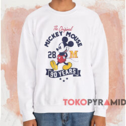 Disney Original Mickey 90th Anniversary T-shirt 3 Disney Original Mickey 90th Anniversary T shirt White Sweatshirt