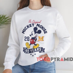 Disney Original Mickey 90th Anniversary T-shirt 4 Disney Original Mickey 90th Anniversary T shirt White Sweatshirt