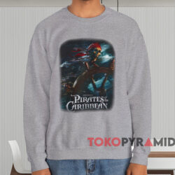 Disney Pirates Of The Caribbean T-shirt 3 Disney Pirates Of The Caribbean T shirt Grey Sweatshirt