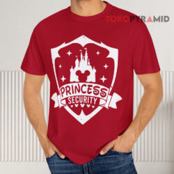Disney Princess Security Shirt 4 Disney Princess Security Red T shirt