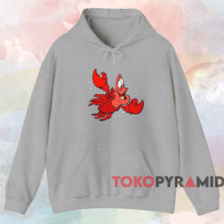 Disney Sebastian The Little Mermaid T-Shirt 2 Disney Sebastian The Little Mermaid T shirt Grey Hoodie