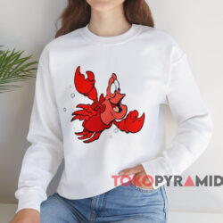 Disney Sebastian The Little Mermaid T-Shirt 3 Disney Sebastian The Little Mermaid T shirt White Sweatshirt