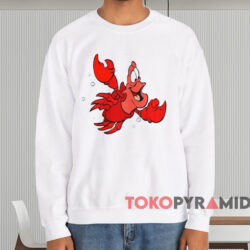 Disney Sebastian The Little Mermaid T-Shirt 4 Disney Sebastian The Little Mermaid T shirt White Sweatshirt