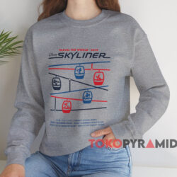 Disney Skyliner Travel The World 2019 T-shirt 4 Disney Skyliner Travel The World 2019 T shirt Grey Sweatshirt