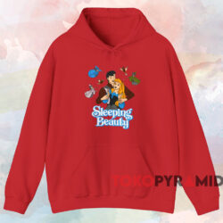 Disney Sleeping Beauty T shirt Red Hoodie