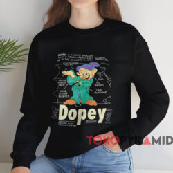 Disney Snow White Dopey T-shirt 3 Disney Snow White Dopey T shirt Black Sweatshirt