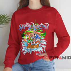 Disney Splash Mountain Magic Kingdom T-shirt 3 Disney Splash Mountain Magic Kingdom T shirt Red Sweatshirt
