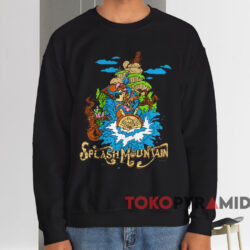 Disney Splash Mountain T-shirt 3 Disney Splash Mountain T shirt Black Sweatshirt
