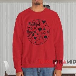 Disney Thankful And Magical T-shirt 3 Disney Thankful And Magical T shirt Red Sweatshirt