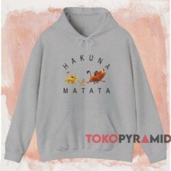 Disney The Lion King Hakuna Matata T-shirt 2 Disney The Lion King Hakuna Matata T shirt Grey Hoodie