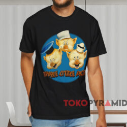 Disney Three Little Pigs T shirt Black T shirt
