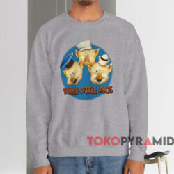 Disney Three Little Pigs T-shirt 4 Disney Three Little Pigs T shirt Grey Sweatshirt