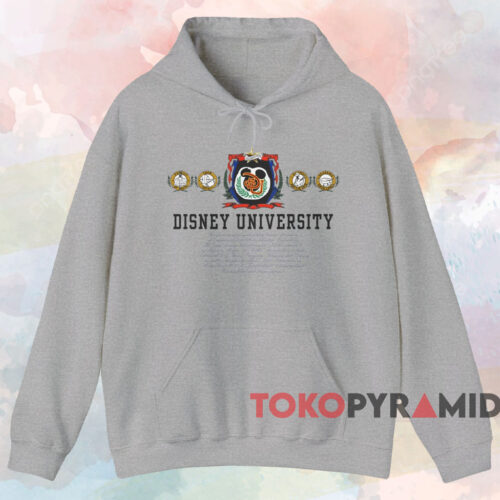 Disney University T shirt Grey Hoodie Disney University T shirt Grey Hoodie