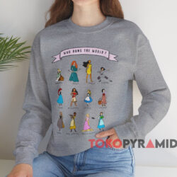 Princess Disney Who Runs The World T-shirt 3 Disney Who Runs The World T shirt Grey Sweatshirt