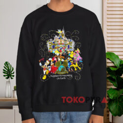 Disneyland 50th Anniversary Happiest Homecoming On Earth T shirt Black Sweatshirt