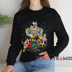 Disneyland 50th Anniversary Happiest Homecoming On Earth T shirt Black Sweatshirt