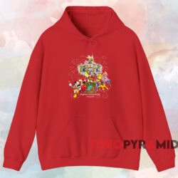 Disneyland 50th Anniversary Happiest Homecoming On Earth T shirt Red Hoodie