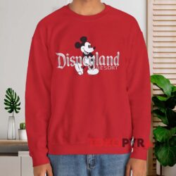 Disneyland Resort Mickey Mouse T-shirt 4 Disneyland Resort Mickey Mouse T shirt Red Sweatshirt