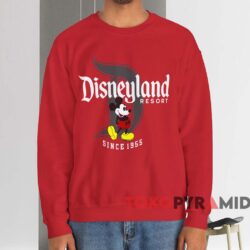 Disneyland Resort Since 1955 T-shirt 3 Disneyland Resort Since 1955 T shirt Red Sweatshirt