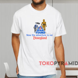 Disneyland Star Tours Now The Adventure Is Real T shirt White T shirt