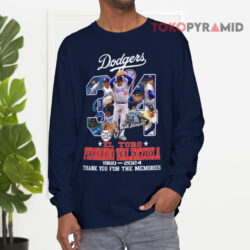 Dodgers El Toro Fernando Valenzuela 1960 2024 Thank You For The Memories Long sleeved
