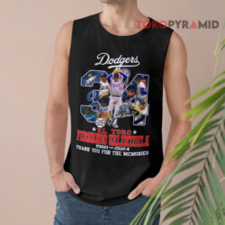 Dodgers El Toro Fernando Valenzuela 1960 2024 Thank You For The Memories Tank Top