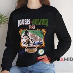 Dodgers Vs Athletics 1988 World Series Shirt Black Sweatshirt