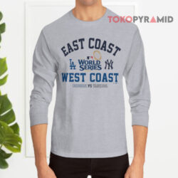Dodgers Vs Yankees Ash 2024 World Series Matchup Shirt 4 Dodgers Vs Yankees Ash 2024 World Series Matchup Long sleeved