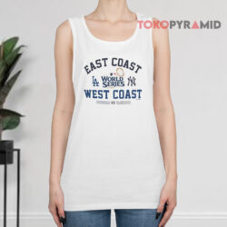 Dodgers Vs Yankees Ash 2024 World Series Matchup Shirt 2 Dodgers Vs Yankees Ash 2024 World Series Matchup Tank Top