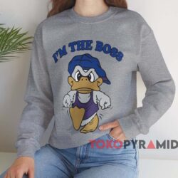 Donald Duck I'm The Boss T-shirt 3 Donald Duck I'm The Boss T shirt Grey Sweatshirt