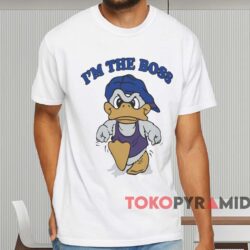 Donald Duck I'm The Boss T shirt White T shirt