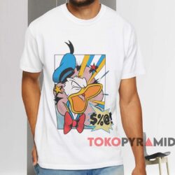 Donald Duck Pop Angry T shirt White T shirt
