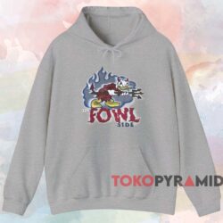 Donald Duck The Fowl Side T-shirt 2 Donald Duck The Fowl Side T shirt Grey Hoodie