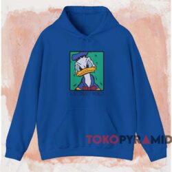 Donald Duck Walt Disney World T shirt Blue Hoodie