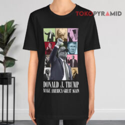 Donald J Trump Make America Great Again Era Eras Tour Black T shirt