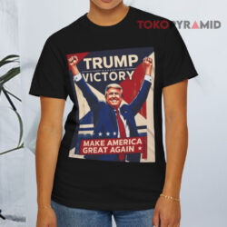 Donald Trump Victory Make America Great Again 2024 Black T shirt