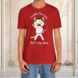 Don't Stop Meow Freddie Mercury Red T shirt