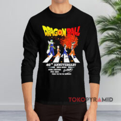Dragon Ball Abbey Road Akira Toriyama Shirt 4 Dragon Ball Abbey Road Akira Toriyama Black Long sleeved