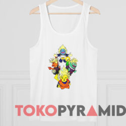 Dragon Ball In Pokemon T-shirt 4 Dragon Ball In Pokemon T shirt White TankTop