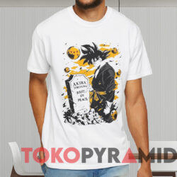 Dragon Ball Z Akira Toriyama Rest In Peace Shirt White T shirt